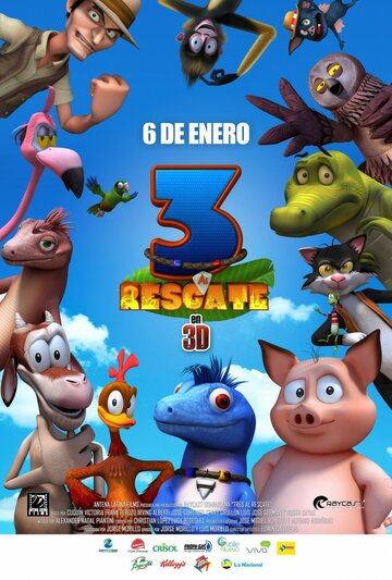 Смотреть 3 al Rescate (2011) онлайн в HD качестве 720p
